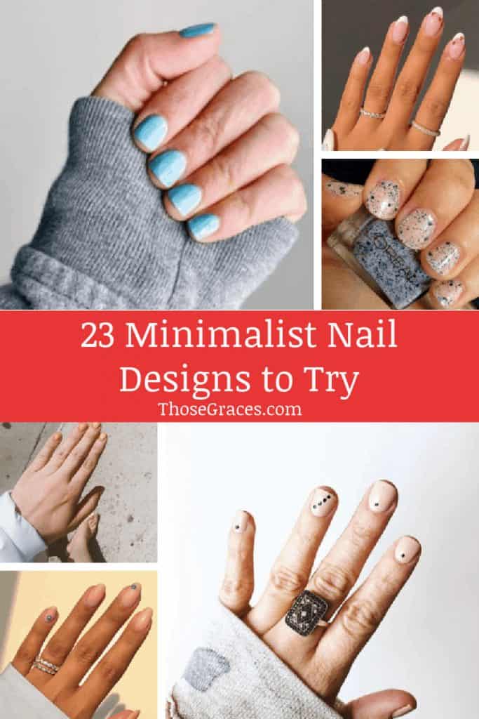 beautiful nail designs on a collage