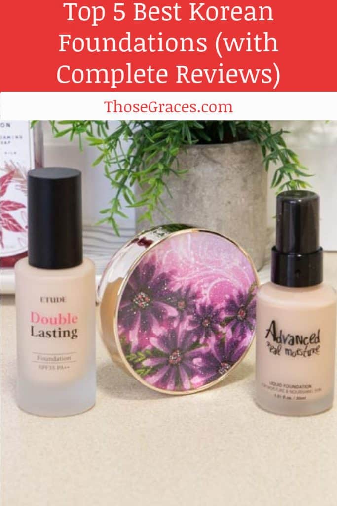 Best Korean Foundation: Our Top 5 Picks With In-Depth Reviews 31 Trio of Korean foundation options sitting on a beige counter