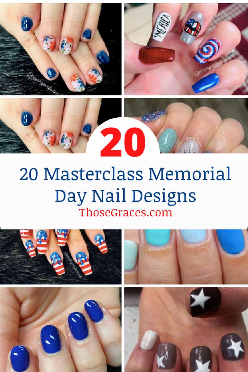 20 Masterclass Memorial Day Nail Designs