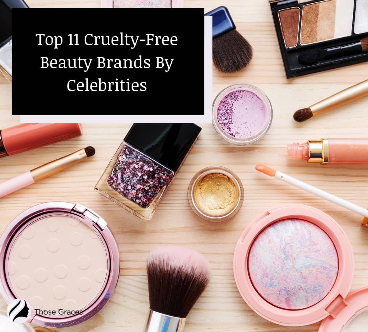 collection of cruelty-free beauty products