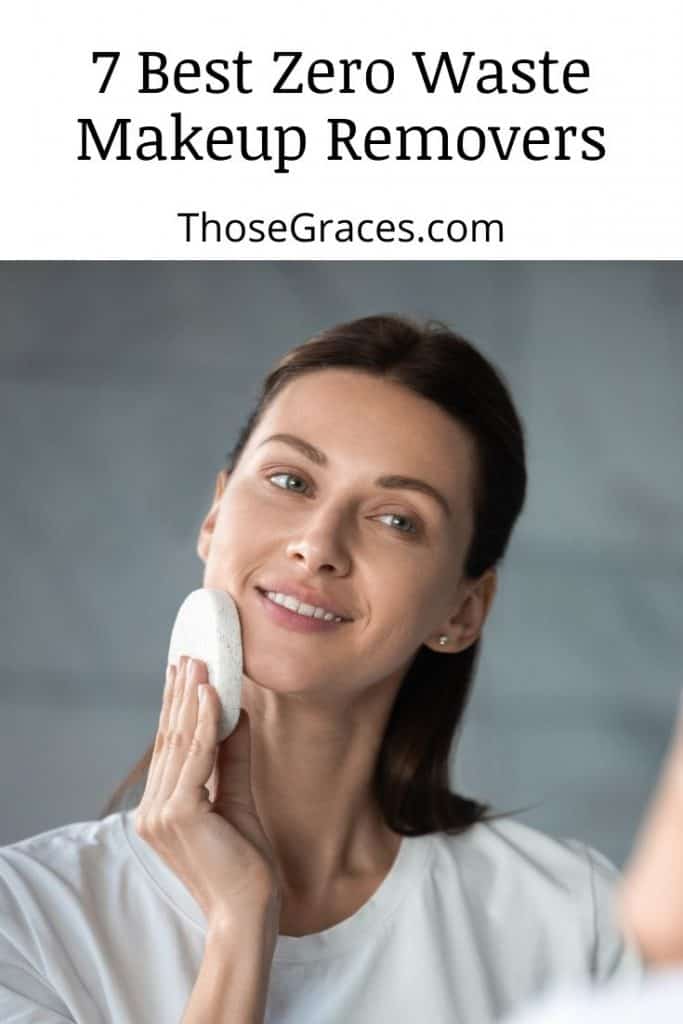 woman cleansing her face using a Zero Waste Makeup Remover soap