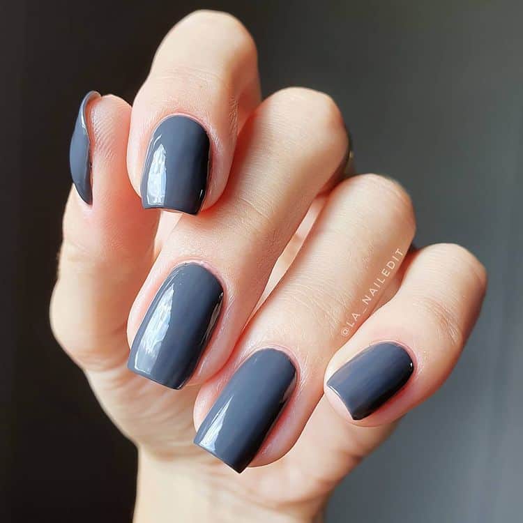 beautiful gray nails