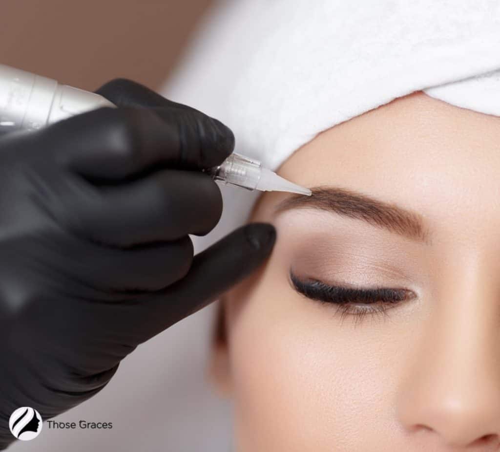 permanent tattoo eyebrow procedure