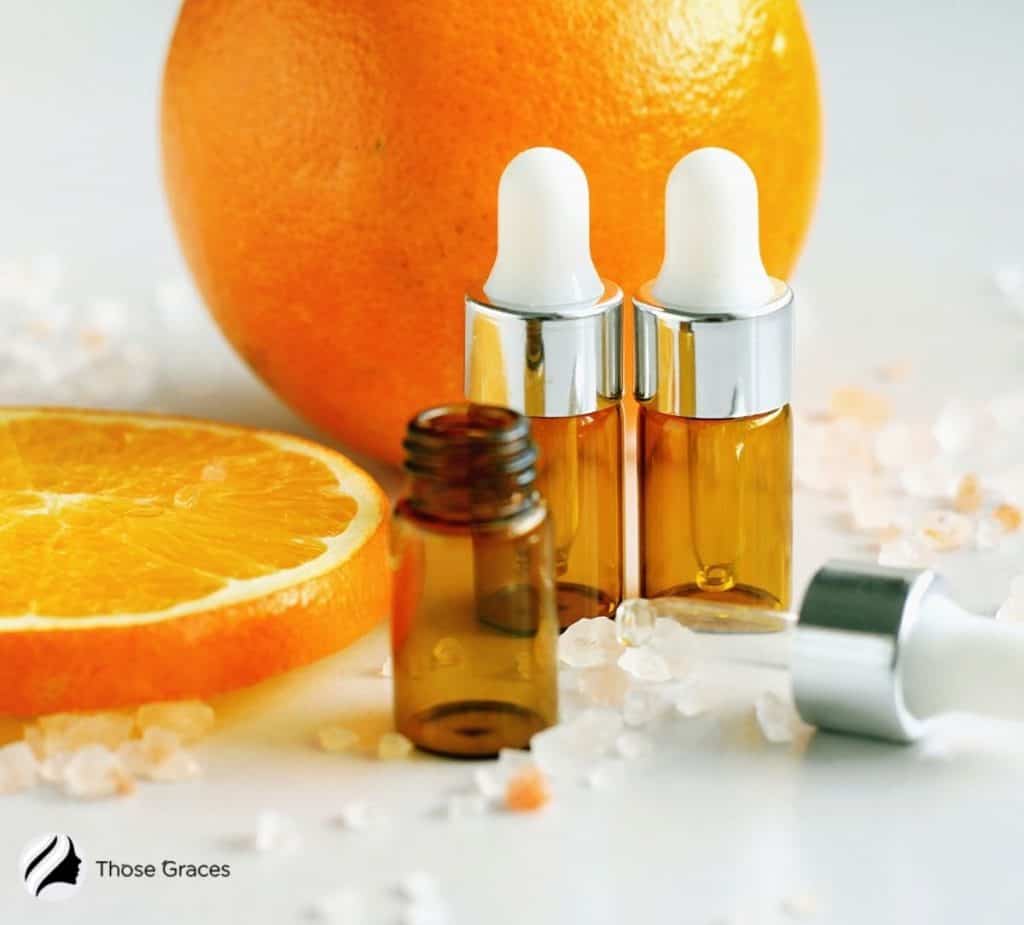 vitamin c serums on a white table. can you use hyaluronic acid with vitamin c?
