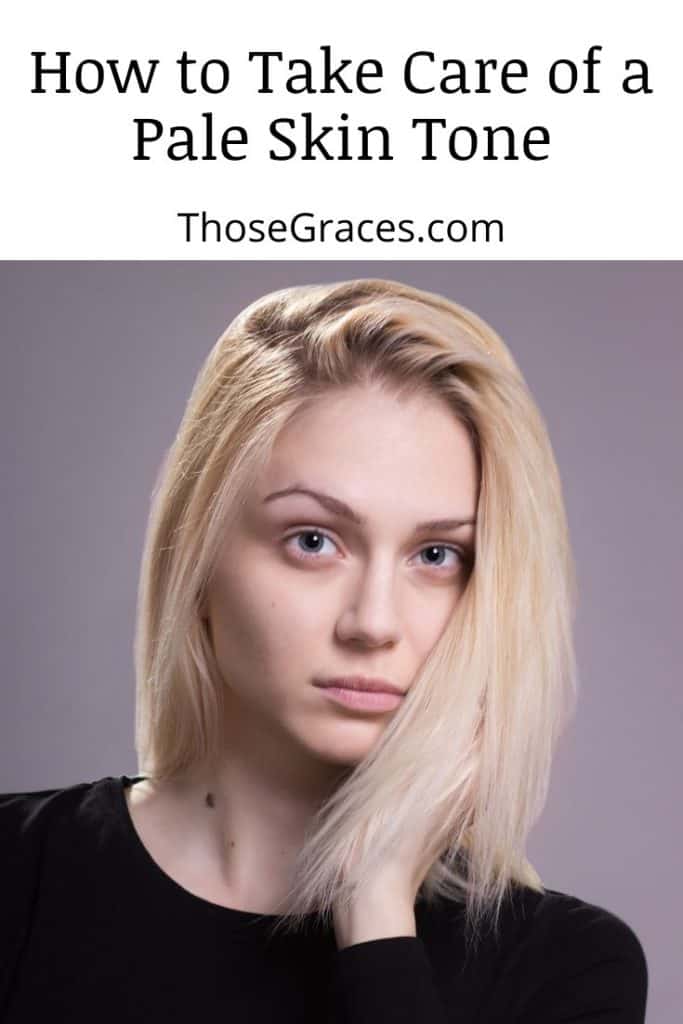 blonde woman with pale skin tone