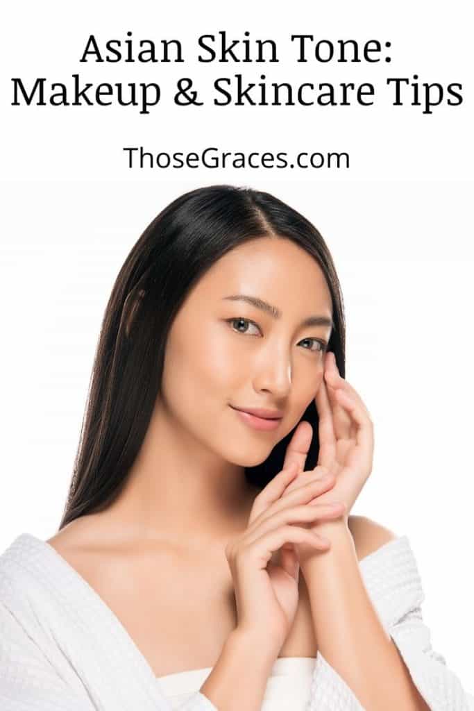 pretty model with Asian skin tone