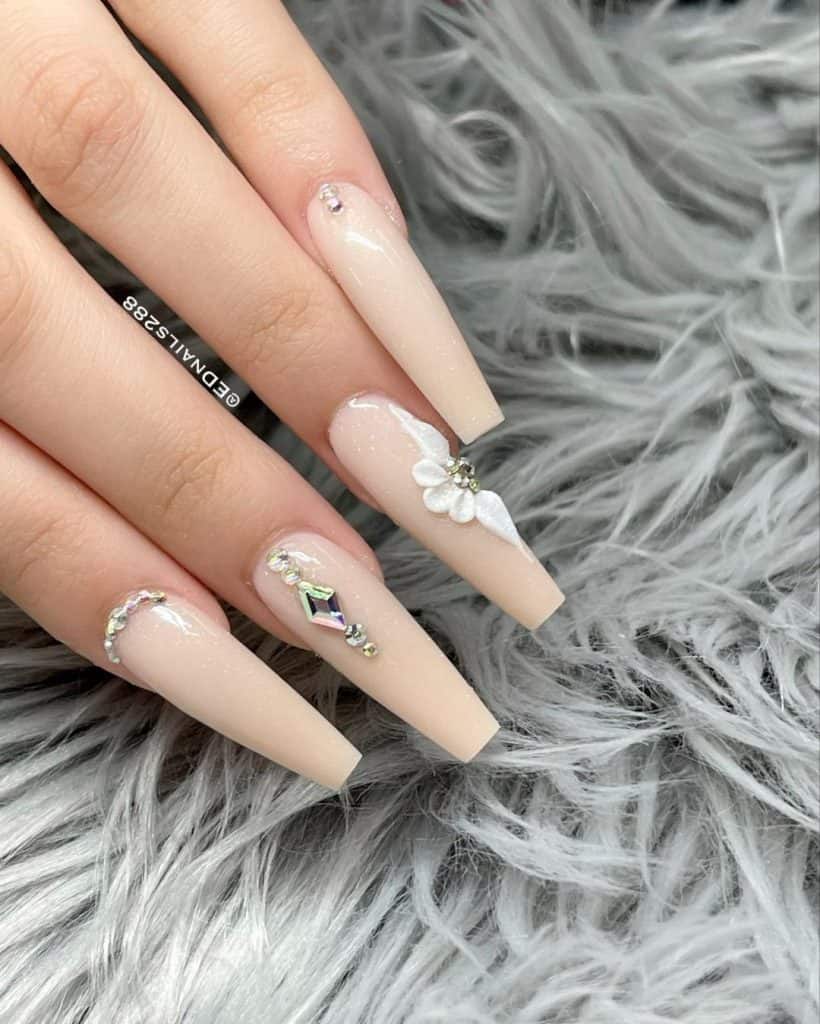 floral nails