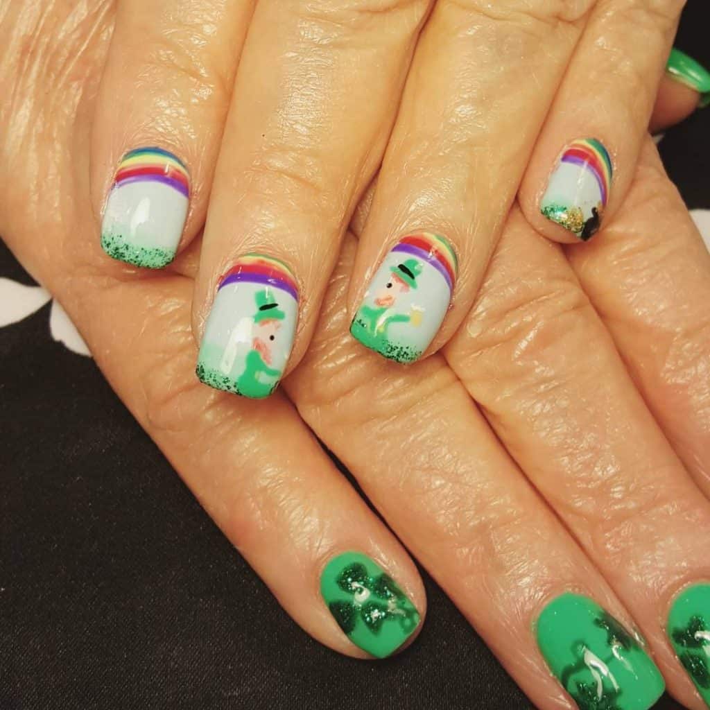 Leprechaun Nail Design