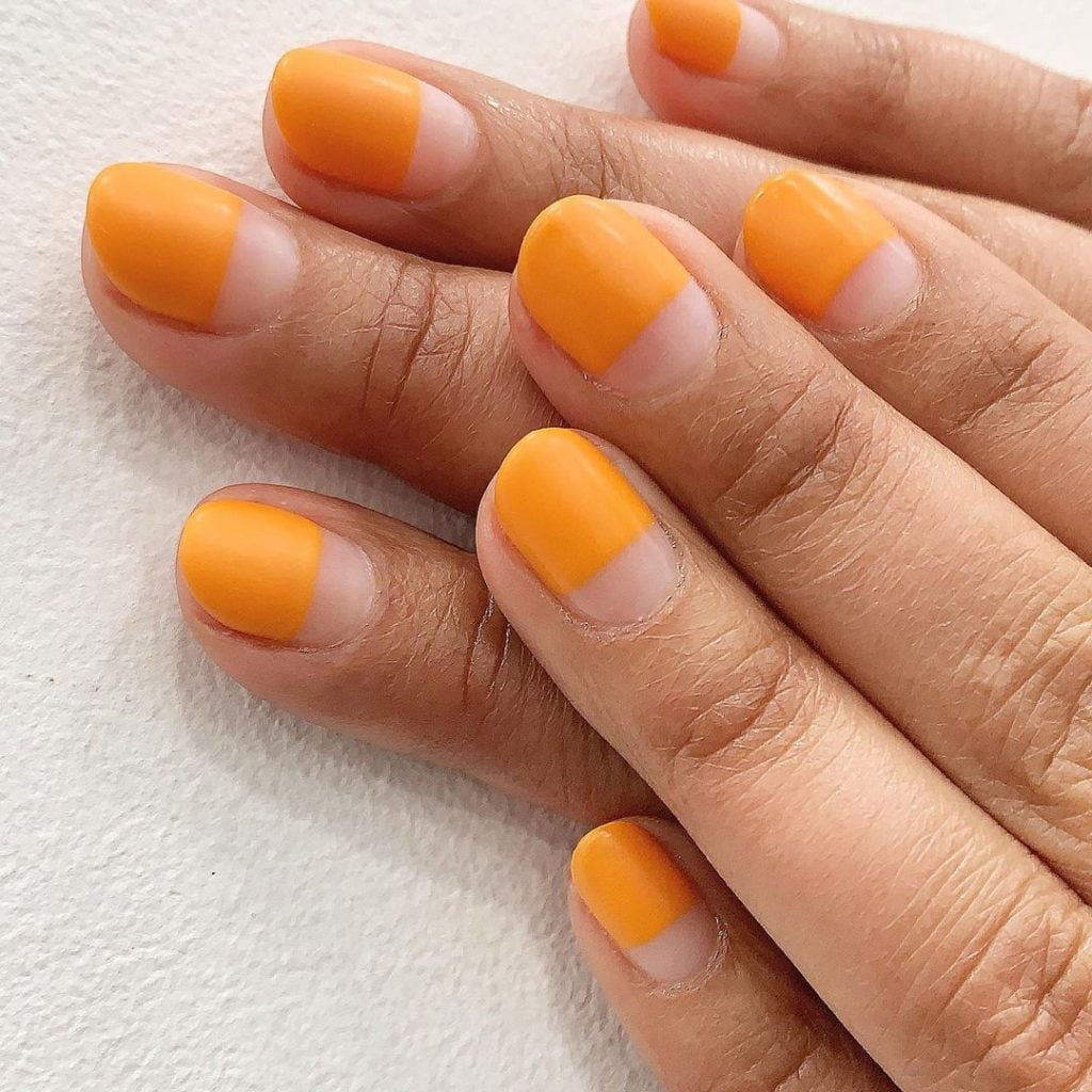 Matte Orange Half Dips