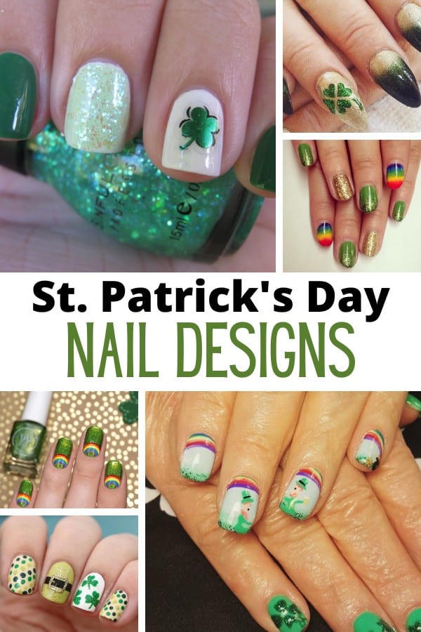 St patrick's day nail designs