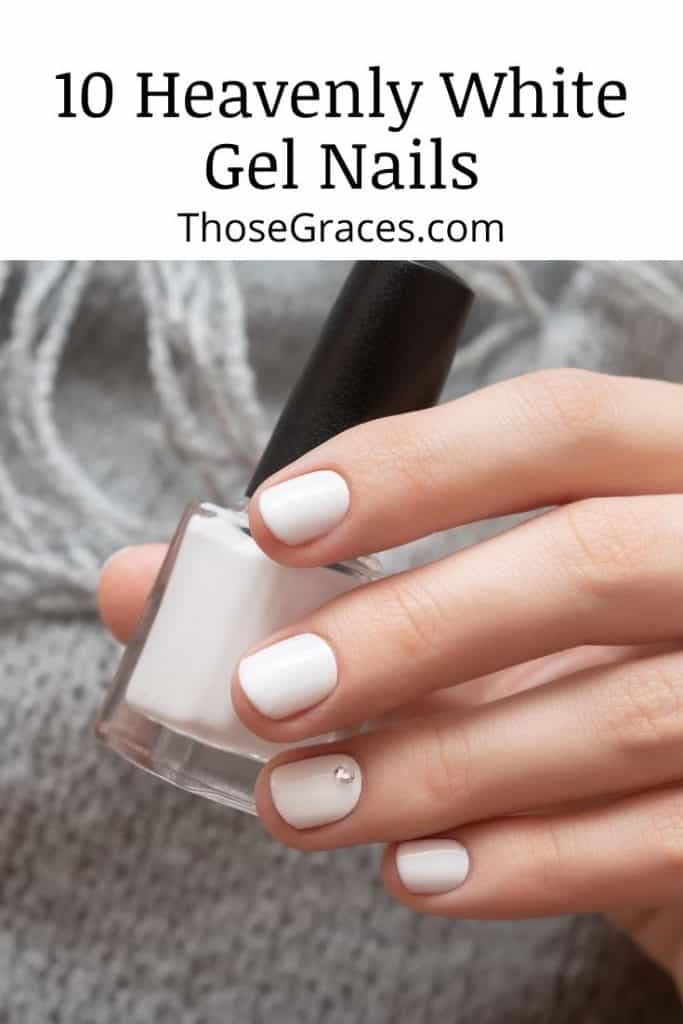 10 Heavenly White Gel Nails