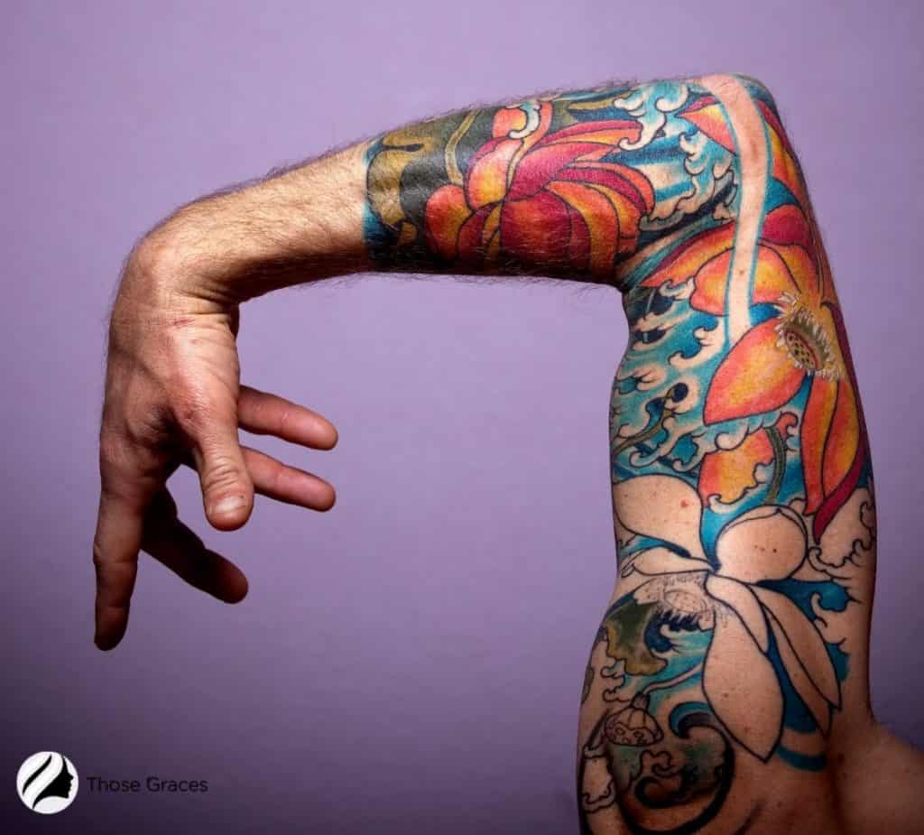 beautiful tattoo on an arm
