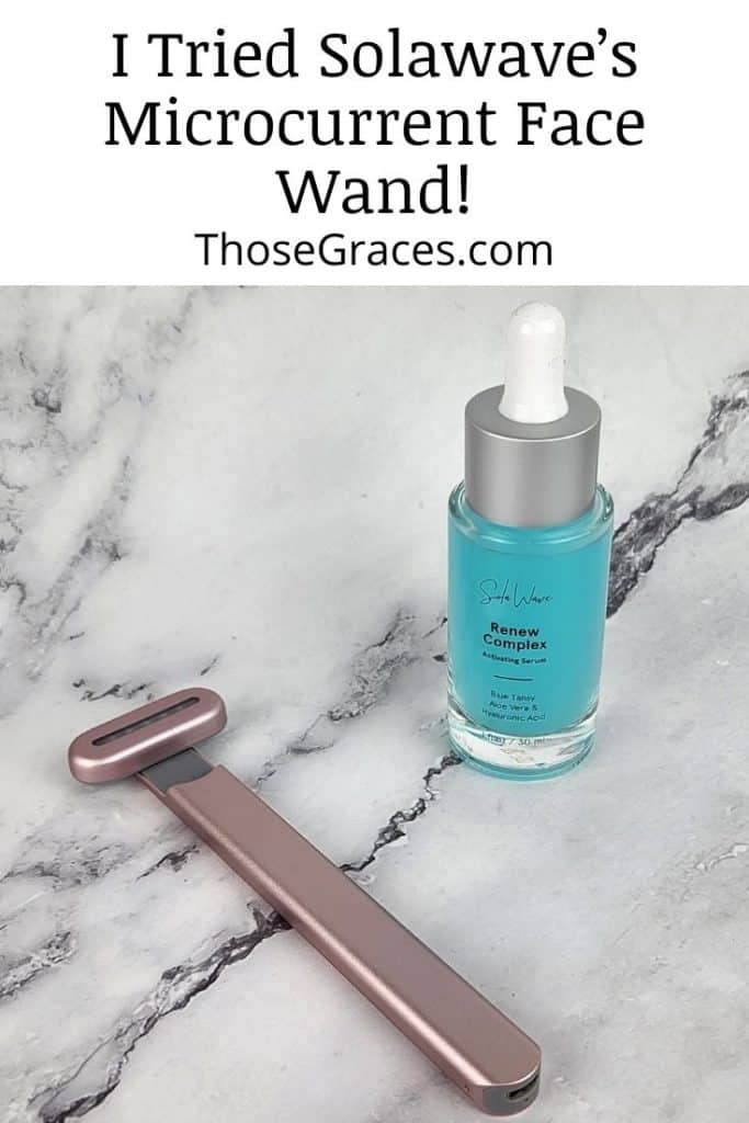 solawave advanced skin care wand and serum