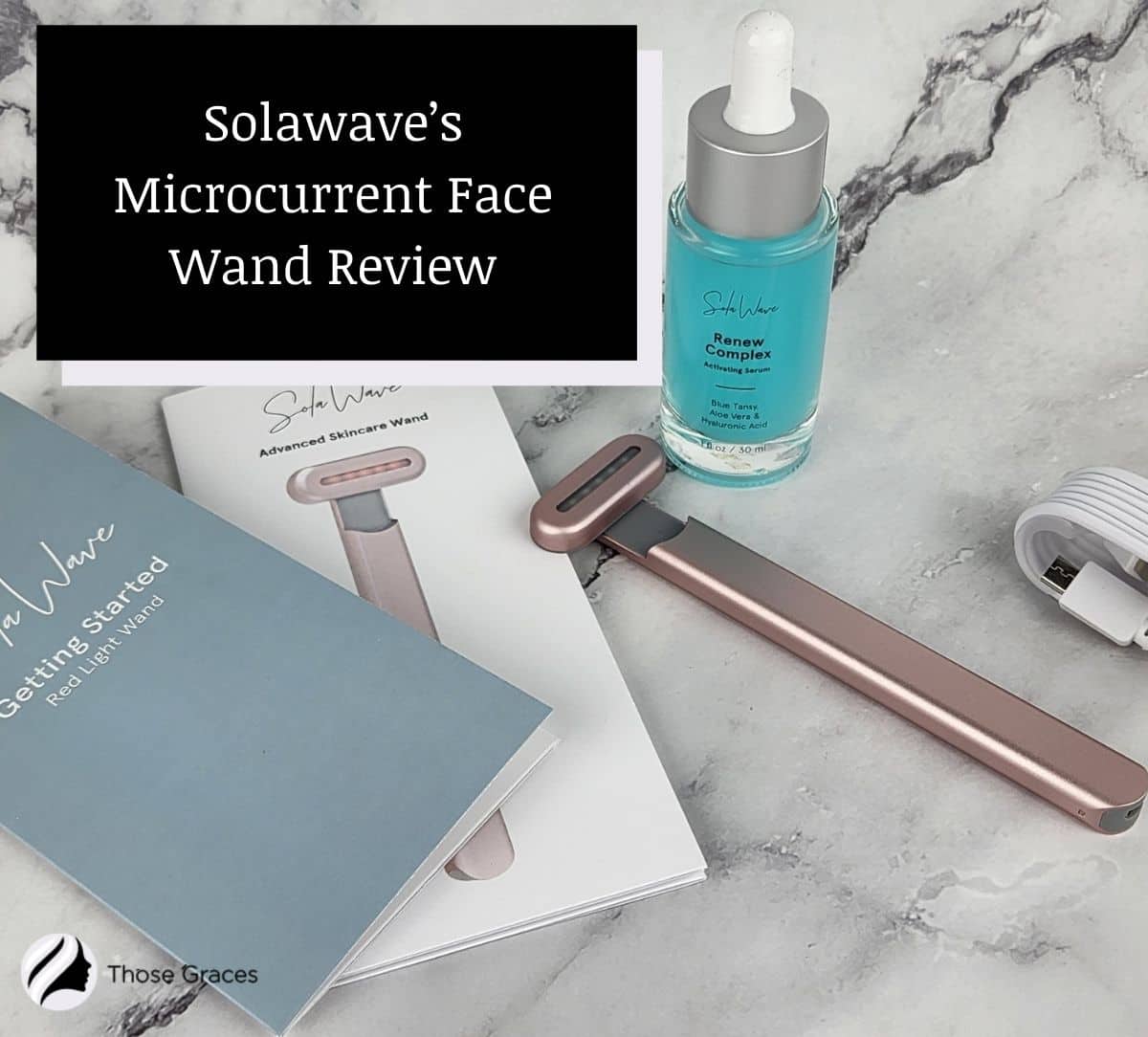 solawave facial wand and renew complex serum