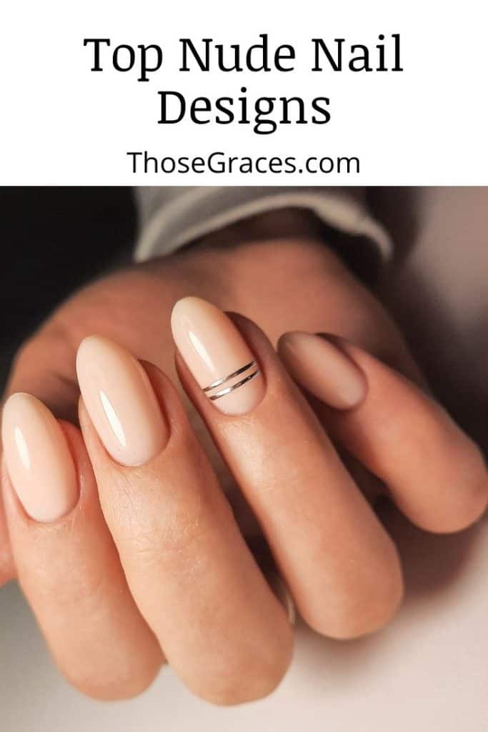 Gorgeous pink blush nude nails designs