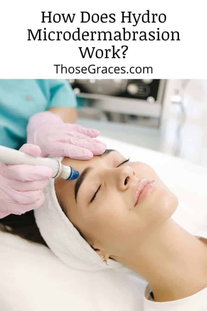 woman getting Hydro Microdermabrasion treatment
