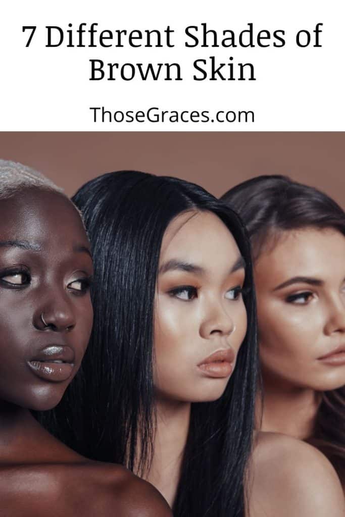 women's with different shades of brown skin