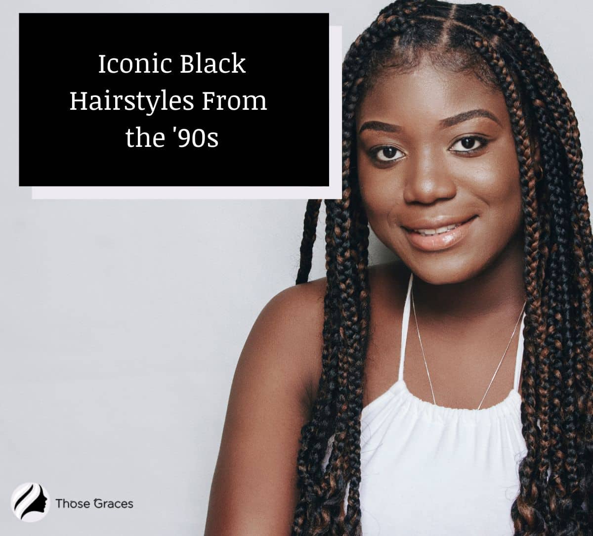 woman with pretty black hairstyles From the '90s