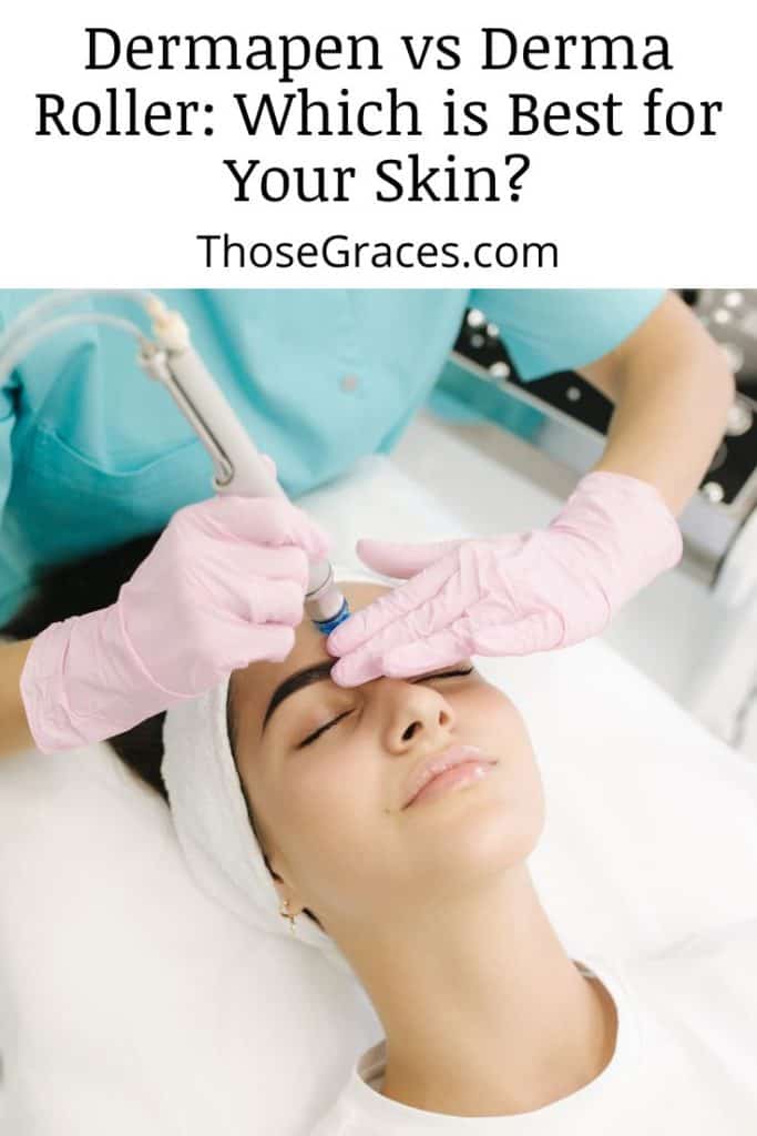 lady in a microneedling session